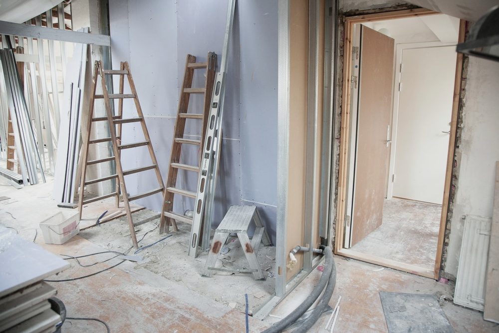 Finished Basement before